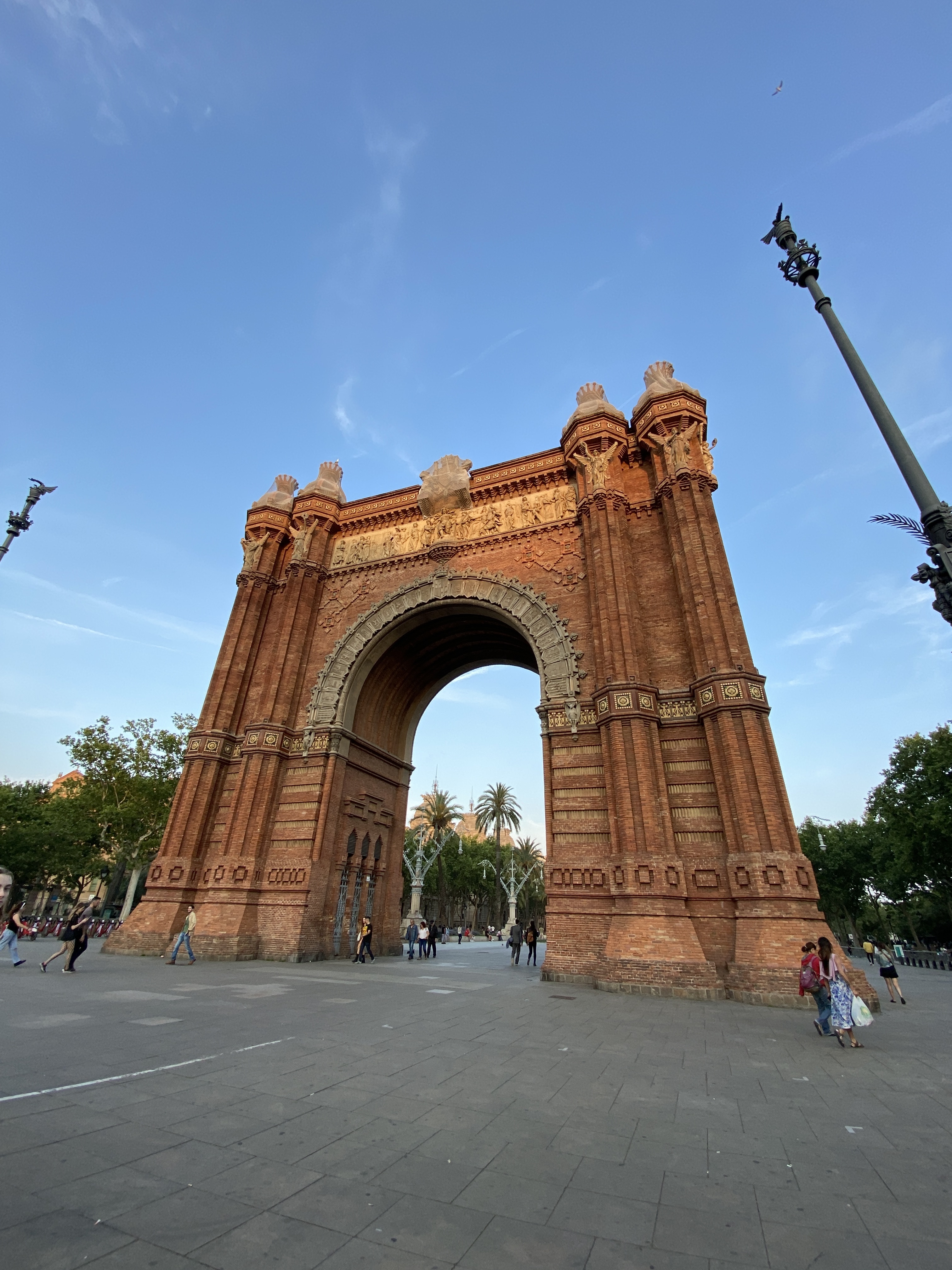 The Arc de Triomf in Barcelona, Spain