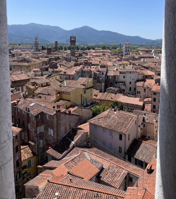 CEACAPA-Blog-post-Morgan-Smith-5 View from the Bell Tower in Lucca, Italy.