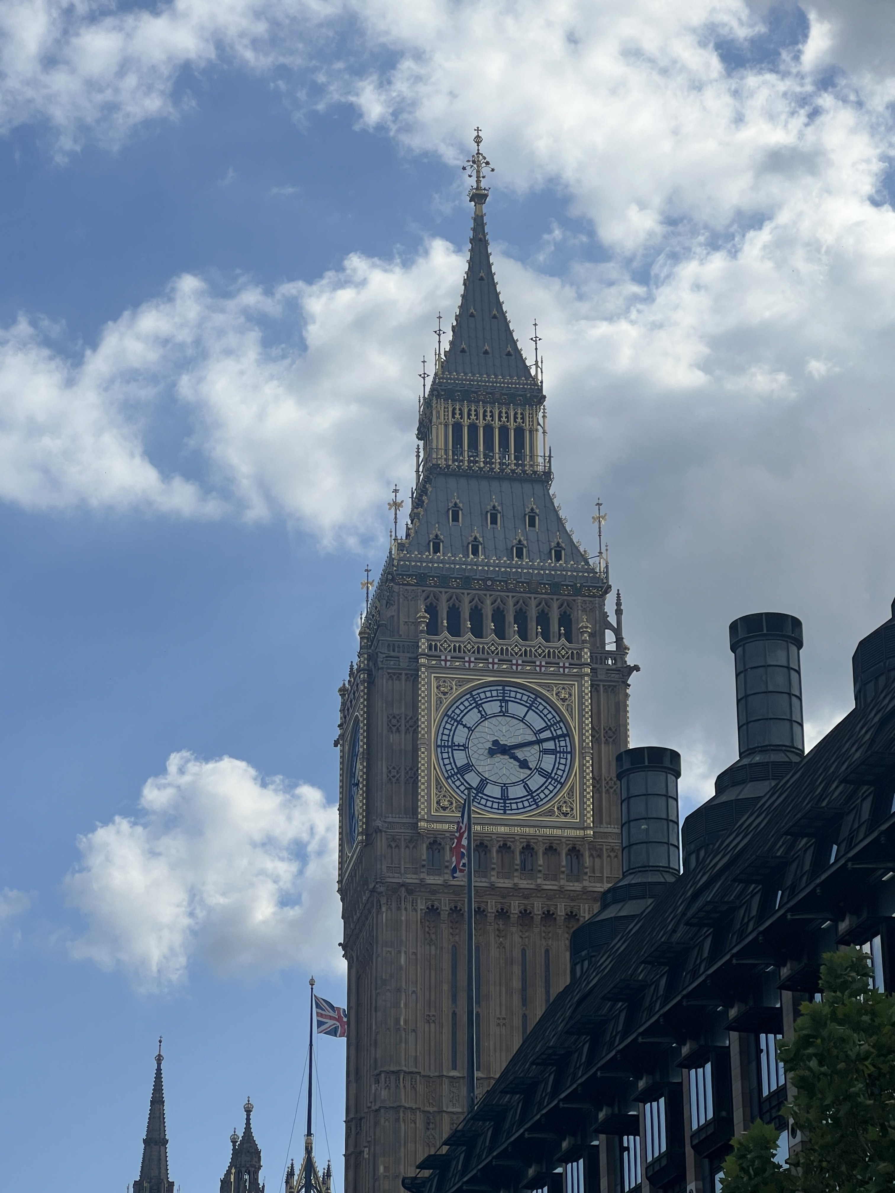 The Big Ben in London.