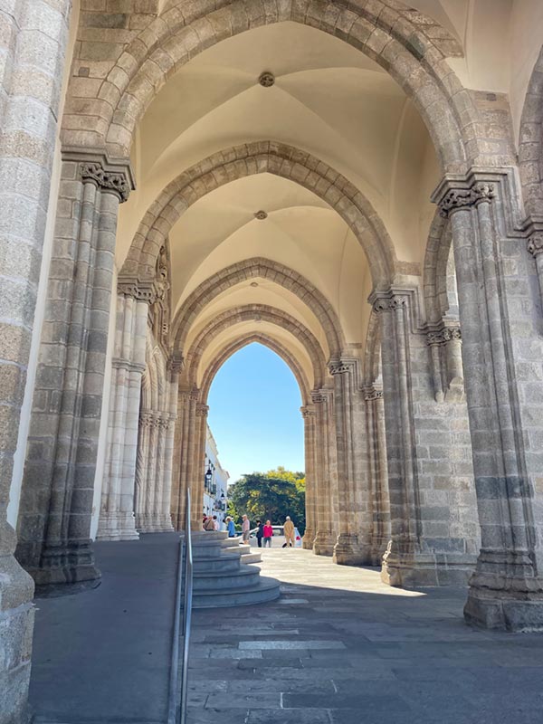 Arches in Evora, Portugal