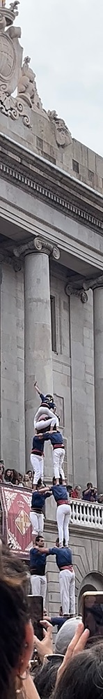 One of the Human Towers we saw in the square.