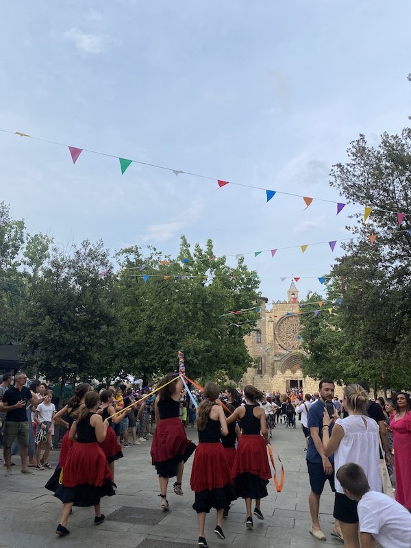 People participating in a parade